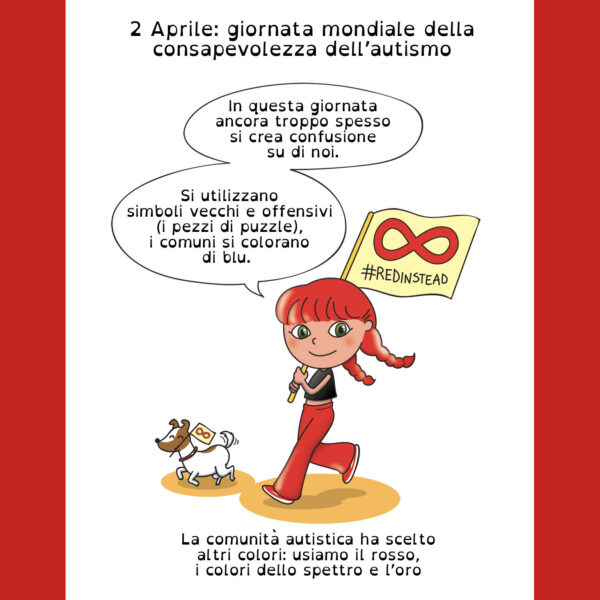 Red i colori dell'autismo