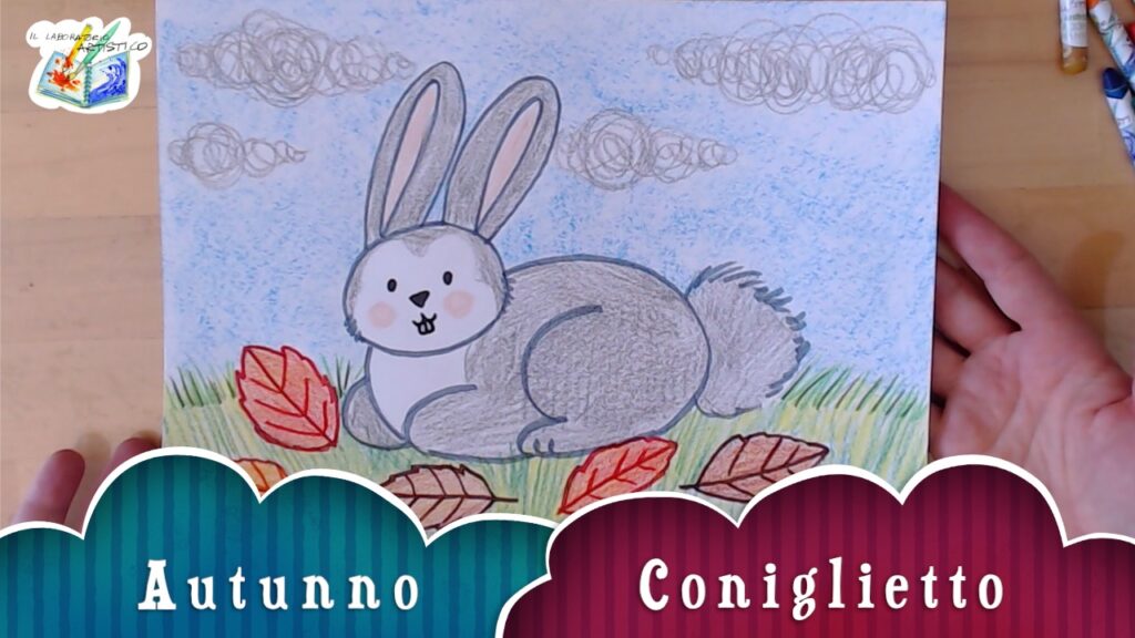 come disegnare coniglio d'autunno