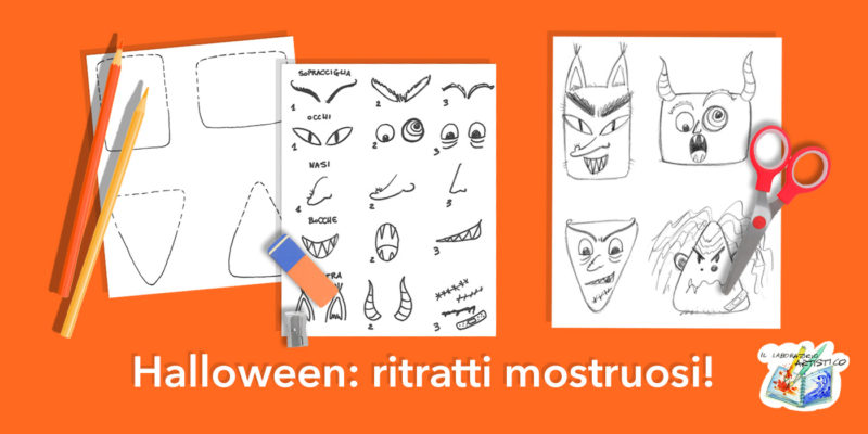 halloween ritratti mostruosi