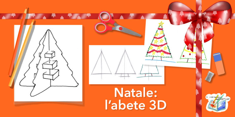 Natale l'abete 3d